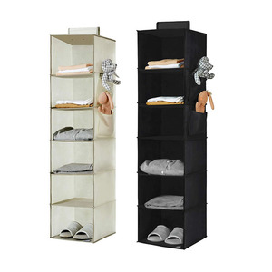 Armoire de rangement suspendue pliable sur mesure, 6 couches, en tissu non tissé - Product Image 1