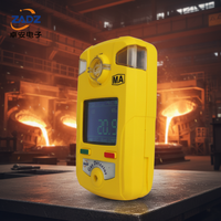Détecteur de gaz oxygène portable économique, capteur O2, alarme, moniteur de gaz personnel, étui de transport