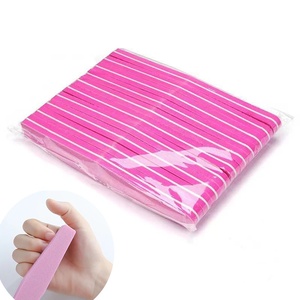 Độ đàn hồi cao 100/180 kim cương hình miếng bọt biển Nail tập tin hai mặt có thể giặt sửa chữa Loại đánh bóng Nail đánh bóng công cụ - Product Image 1