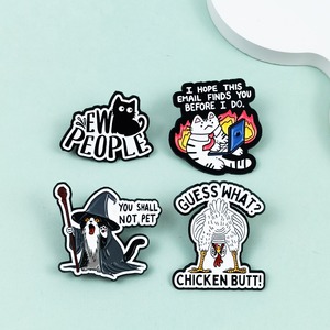 Trâm cài hình mông gà men sứ, hãy đoán xem là gì? Trâm cài hình mông gà hài hước, phù hiệu cài balo, huy hiệu cài áo, trang sức hình thú, quà tặng cho bạn bè - Product Image 3