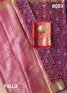 Magnifique nouvelle arrivée dernier concepteur exclusif Banarasi doux Saree en soie pour femme avec chemisier non cousu pièce fantaisie Saree vêtements - Product Image 3