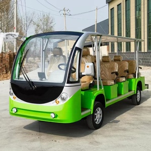 Grande Voiture de Tourisme Électrique Économique à <span class=keywords><strong>4</strong></span> Roues Motrices, 14 Places, Voiture de Tourisme Électrique, Voiturette de <span class=keywords><strong>Golf</strong></span> 14 Personnes, Buggy, Voiture de Visite des Sites - Product Image 2