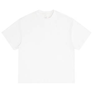 Camisetas de gran tamaño para hombre de poliéster/algodón transpirable de punto teñido liso 220G - Product Image 1