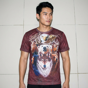 Fabricante OEM, Camiseta Deportiva Sublimada para Hombre, Ropa Deportiva con Estampado 3D Personalizado al por Mayor - Product Image 3