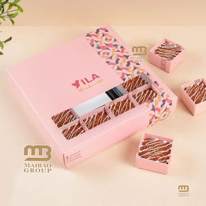 Caja rígida de chocolate con embalaje de bombones dulces Chocolates Joyful Cookie Candy Box con divisor, Ramadan Candy Date Cookie Box - Product Image 1