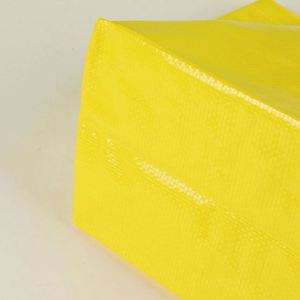 Extra Large Reusable Grocery With Handles Woven <b>Plastic</b> Waterproof <b>Tote</b> Shopping Foldable Storage Bags - Product Image 4