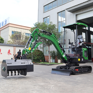 Miễn Phí Vận Chuyển <span class=keywords><strong>1</strong></span>.<span class=keywords><strong>8</strong></span> Tấn Diesel Mini Máy Xúc Nông Nghiệp Thủy Lực Nhỏ Bagger Crawler Vườn Digger Với Ngón Tay Cái Cào Tập Tin Đính Kèm - Product Image 3