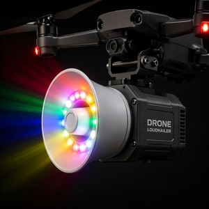 Megáfono para Dron JZ H1G, Altavoz de 120dB con Luz Estroboscópica RGB, Intercomunicador Bidireccional para <span class=keywords><strong>DJI</strong></span> <span class=keywords><strong>Matrice</strong></span> 4E/4T <span class=keywords><strong>Mavic</strong></span> 3E/3T - Product Image 5