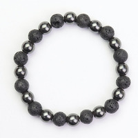 SXISUN Bracelet en pierres naturelles mélangées (améthyste, jade) pour femmes, élastique et durable, idéal pour la guérison et comme cadeau