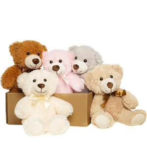 Usine en gros de haute qualité chaud personnaliser multicolore ours en peluche avec ruban jouets en peluche Peluche ours en peluche en peluche pour cadeau - Product Image 2