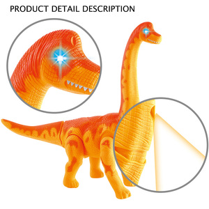 Modèle de <span class=keywords><strong>dinosaure</strong></span> Brachiosaurus à piles pour enfants, avec sons, lumières, fonction de ponte et projection - Product Image 4