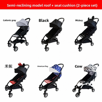 Poussette bébé pliable multifonctionnelle légère en alliage d'aluminium pour 0-6 mois