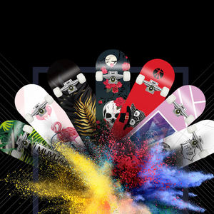 Monopatín profesional <span class=keywords><strong>de</strong></span> alta velocidad para niños y adultos, tabla <span class=keywords><strong>de</strong></span> arce <span class=keywords><strong>de</strong></span> <span class=keywords><strong>cuatro</strong></span> <span class=keywords><strong>ruedas</strong></span>, doble balancín, 80CM - Product Image 5