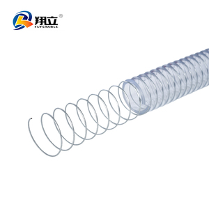 Tuyau d'aspiration/d'évacuation transparent flexible résistant aux UV avec fil d'acier <span class=keywords><strong>de</strong></span> qualité alimentaire pour une utilisation à l'aspiration et à pression modérée - Product Image 6