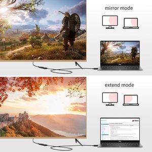 Dajiang personalizado 2M <span class=keywords><strong>DisplayPort</strong></span> 1,2 <span class=keywords><strong>Cable</strong></span> 2K/<span class=keywords><strong>144Hz</strong></span> y 4K/60Hz Compatible DP macho a hembra carcasa de aluminio para audio - Product Image 4