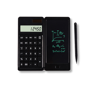Foldable Plastic Scientific Notepad Multifunction Calculator with Drawing Pad <b>Writing</b> Board Portable Button Battery - Product Image 6