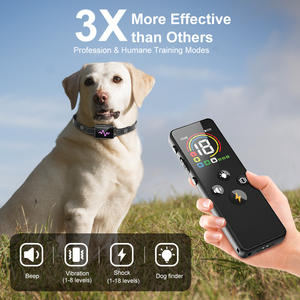 पालतू कॉलर सभी प्रकार के कुत्तों के प्रशिक्षण के लिए रिमोट 2600ft नियंत्रण के साथ स्मार्ट इलेक्ट्रॉनिक प्रशिक्षण कोलार्स की आपूर्ति करता है - Product Image 3
