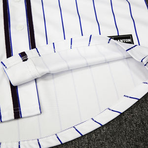 Camiseta de Béisbol Retro Unisex Personalizada con Impresión por Transferencia de Calor, Uniforme de Softbol al por Mayor, Opción de Talla Grande, Diseño a Rayas - Product Image 5