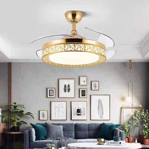 LED invisibile in ferro ventilatore <span class=keywords><strong>da</strong></span> soffitto luce telecomando Design moderno 6 velocità Zhongshan per <span class=keywords><strong>camera</strong></span> <span class=keywords><strong>da</strong></span> letto soggiorno sala <span class=keywords><strong>da</strong></span> <span class=keywords><strong>pranzo</strong></span> ciondolo - Product Image 5