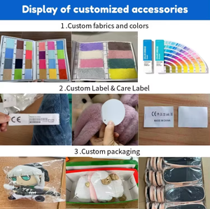 Peluche Personalizzato a Forma di Agnello, Morbido Pupazzo Animale Imbottito, Simpatico Agnello con Campanello, Giocattolo per Bambini, Regalo e Decorazione per la Casa - Product Image 5