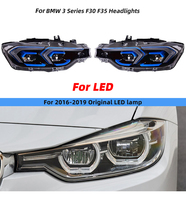 YU GUANG pour BMW Série 3 F30 F31 LCI F35 Phares LED Avant 2015 BMW 320i F30 Mise à Niveau des Phares Style G20 Phare LED