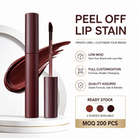 Crayon à lèvres waterproof peel-off longue tenue, teinte à lèvres, rouge à lèvres, marque privée