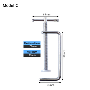 C penjepit untuk pekerjaan kayu Mini, klem G kecil, klem meja Universal - Product Image 4