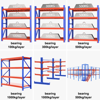 Assembler l'approvisionnement en rayonnage d'entrepôt Système d'étagères réglables robustes Entraînement à haute baie en métal personnalisé dans le stockage en entrepôt en rack