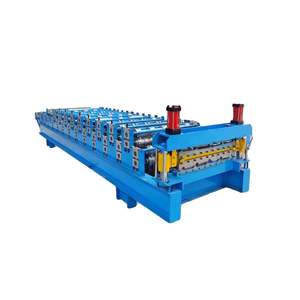 Automatische Zinkdach platte Dachbahn walzen form maschine Ein schicht ige Metalldach form maschine Fliesen herstellungs maschine - Product Image 6