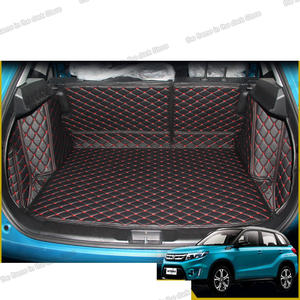 De coche de cuero Mat tronco de carga de forro para Suzuki <span class=keywords><strong>Vitara</strong></span> 2015, 2016, 2017, 2018, 2019 5d alfombra <span class=keywords><strong>Interior</strong></span> accesorios 2020 de 2021 de <span class=keywords><strong>2022</strong></span> - Product Image 2