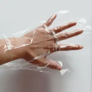 Schönheits salons Poly Einweg handschuhe aus Pe-Polyethylen-Kunststoff