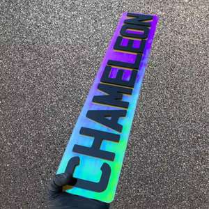 Letras de gel 3D y dígitos acrílicos 4D, matrícula de coche acrílica en blanco del Reino Unido, placa de matrícula acrílica y películas reflectantes amarillas y blancas - Product Image 3