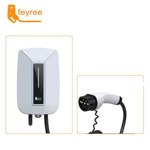 Nouvelle borne de recharge murale pour véhicules électriques 220V monophasé 32A, interface CCS standard, 7KW, recharge rapide à domicile - Product Image 2