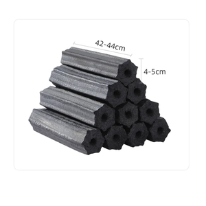 Carbón de briquetas hecho de aserrín de madera dura Tipo negro Patrón cuadrado BBQ Ready Certificado ISO9001 - Product Image 1