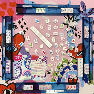 Aspen Glow Bespoke Mahjong Tiles <strong>Lucky</strong> <strong>Charms</strong> Modern Luxury Double Sided Carved Acrylic for Friends Gathering Retail Wholesale - Product Image 5