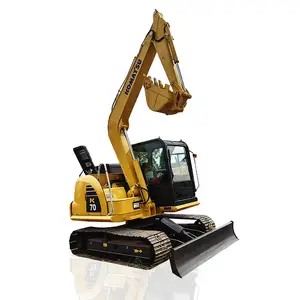 Niedriger Preis Gebraucht Komatsu PC70-8 7Ton Hydraulik pumpe Raupen bagger Bagger Erde Bewegende Baumaschine Zum Verkauf