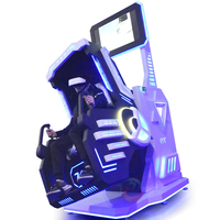 Simulador de realidad Virtual Popular 9d Vr, videojuego de montaña rusa, juego de arcade Vr 360, simulador de vuelo