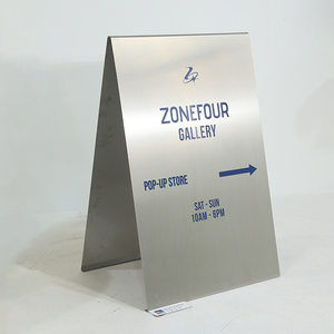 Tùy Chỉnh Cử<span class=keywords><strong>a</strong></span> Hàng Phí<span class=keywords><strong>a</strong></span> Trước Hai Mặt Bảng Quảng Cáo Đứng Nhân Đôi Vỉ<span class=keywords><strong>a</strong></span> hè Biển Hiệu Cho Ngoài Trời Đường Phố Một Khung Dấu Hiệu - Product Image 5