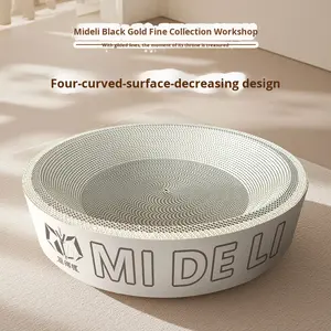 Cama para Gato com Placa de Arranhar, Papel Corrugado Reforçado e Resistente ao Desgaste, Não Fácil de Quedar, para Brincar e Dormir - Product Image 2