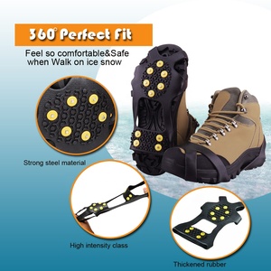 Crampons à <span class=keywords><strong>glace</strong></span> crampons de Traction de neige crampons, poignées de <span class=keywords><strong>glace</strong></span> et de neige sur la <span class=keywords><strong>chaussure</strong></span>/<span class=keywords><strong>chaussure</strong></span> crampons de Traction de botte pointes en caoutchouc <span class=keywords><strong>pour</strong></span> hommes et femmes HA01558 - Product Image 6