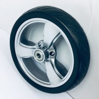 Roue de chariot de courses de 7 pouces, pneu en mousse EVA, moyeu en plastique, roue pour poussette