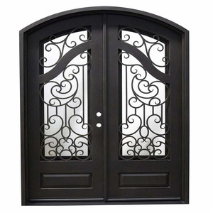 Nuovi prodotti cancello per animali in ferro battuto esterno porte in ferro battuto porta in metallo ferro battuto - Product Image 4