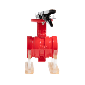 صمام فراشة يدوي من الحديد الزهر بضغط PN16 وقطر DN65 مع ذراع يدوي - Product Image 2