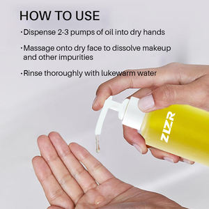 Aceite Limpiador Facial Natural Nutritivo de Aloe Vera, Cúrcuma y Vitamina C 100ml, Desmaquillante Rápido, Antiarrugas, Hidratante, Limpieza Profunda de Poros - Product Image 5