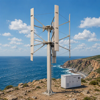 Éolienne verticale pour toit de bateau ou ferme, générateur électrique de petite puissance 100KW 220V