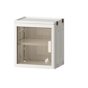 Children's Bedroom Plastic Storage Cabinet Foldable Movable Multi Layer Standing Type Clothing Organizer - Product Image 4