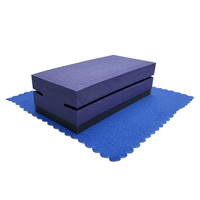 Tampon applicateur de revêtement NBT Premium Nano Ceramic Bloc de tampons éponge à la cire EVA avec tissu en daim