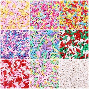 CHENXI 500G Argile polymère écologique, pépites de macarons, bonbons, longues tranches, couleurs mélangées, remplissage de slime, modèle - Product Image 2