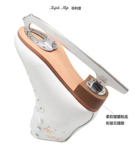 OEM ODM Fábrica al por mayor 2,5 Giros Patines de figuras de hielo de alto nivel Increíble rendimiento Botas de patinaje artístico Fábrica OEM - Product Image 3