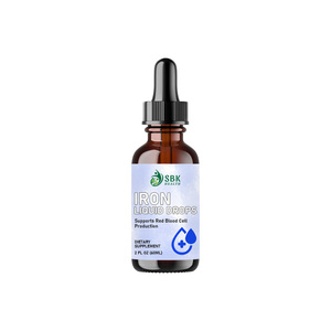 High Quality Iron Liquid Drops with Iron Energy Boost Vibrant lifestyles Cognitive Function Effective Immune Health Support - Product Image 1